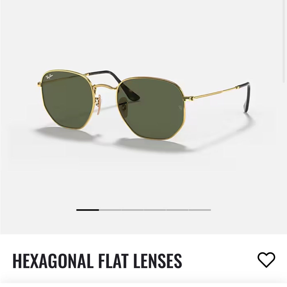 Ray-Ban Hexagonal Flat Lenses Sunglasses (without Original Case)